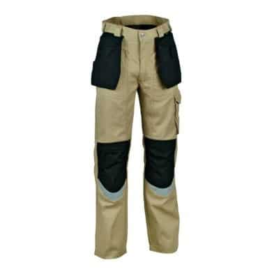 Pantalón Cofra Carpenter Multibolsillos Beige/Negro | Pantalones Carpenter Cofra resistentes para profesionales 3 Pantalón Cofra Carpenter Multibolsillos Beige/Negro | Pantalones Carpenter Cofra resistentes para profesionales - Imagen 2