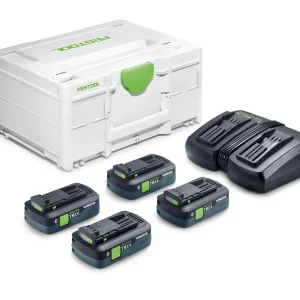 Set de energía - SYS 18V 4xTBX4/TCL6DUO - Festool